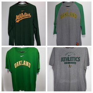 Nike Oakland A’s Tee Bundle

4 Tees XL & L